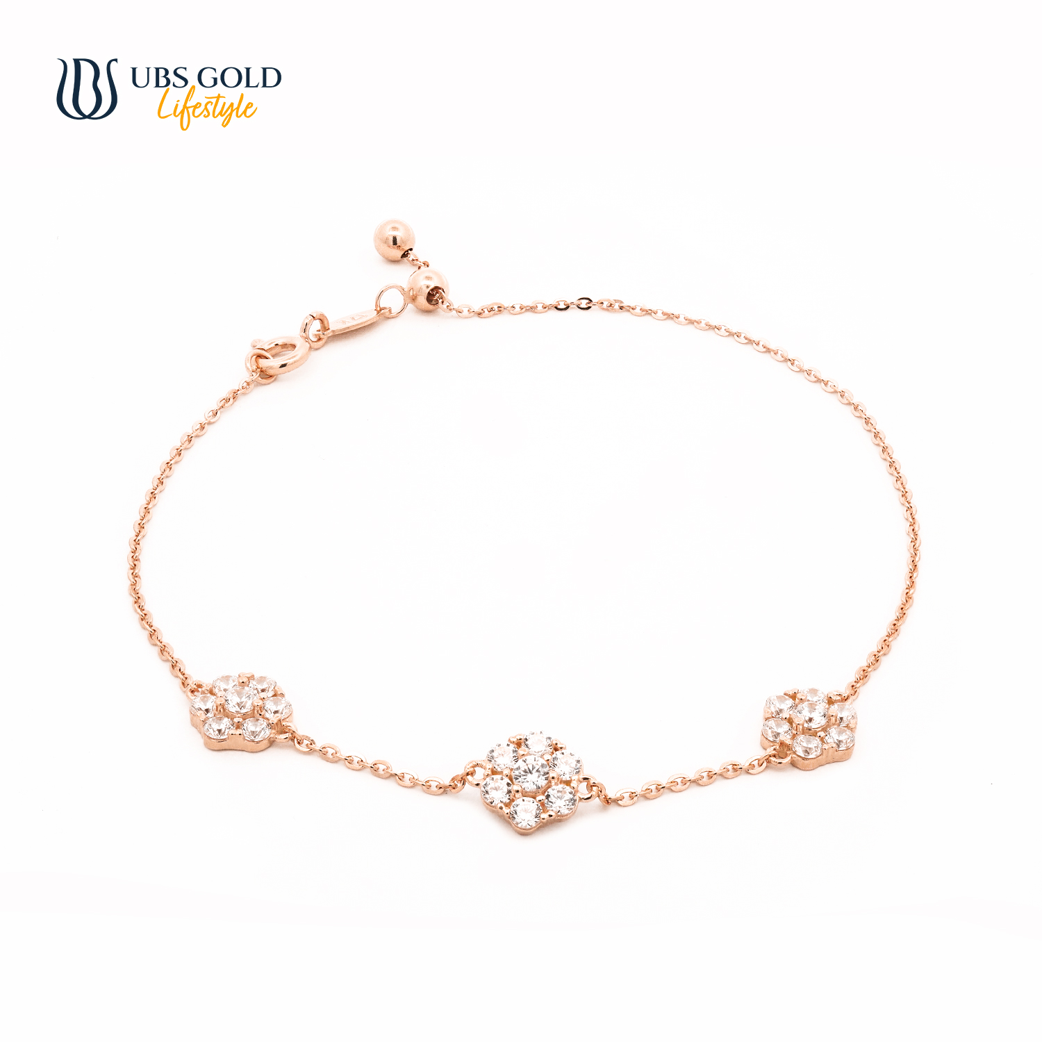 UBS Gold Gelang Emas Millie Molly - Kgv7302 - 17K