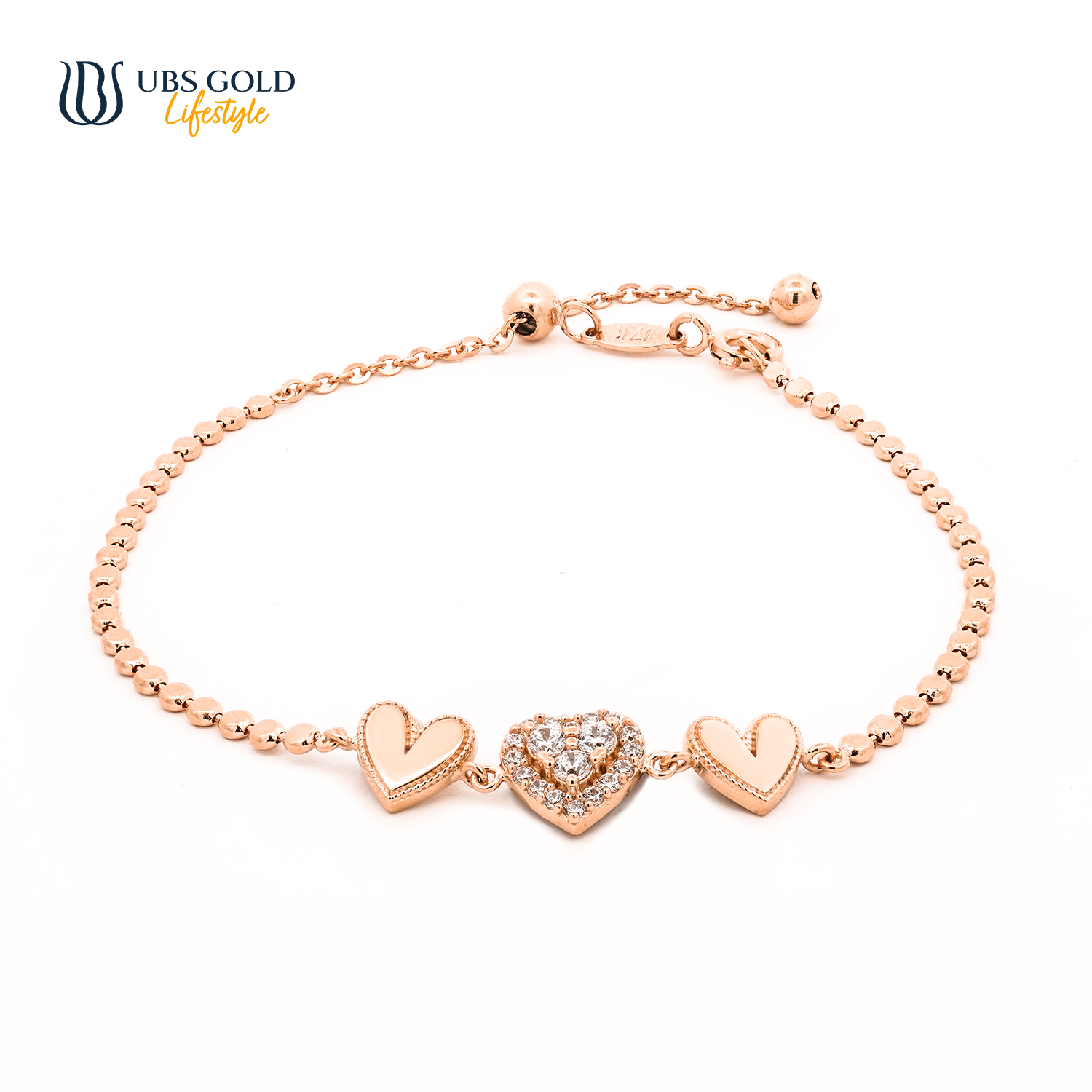 UBS Gold Gelang Emas Millie Molly - Kgv7361 - 17K