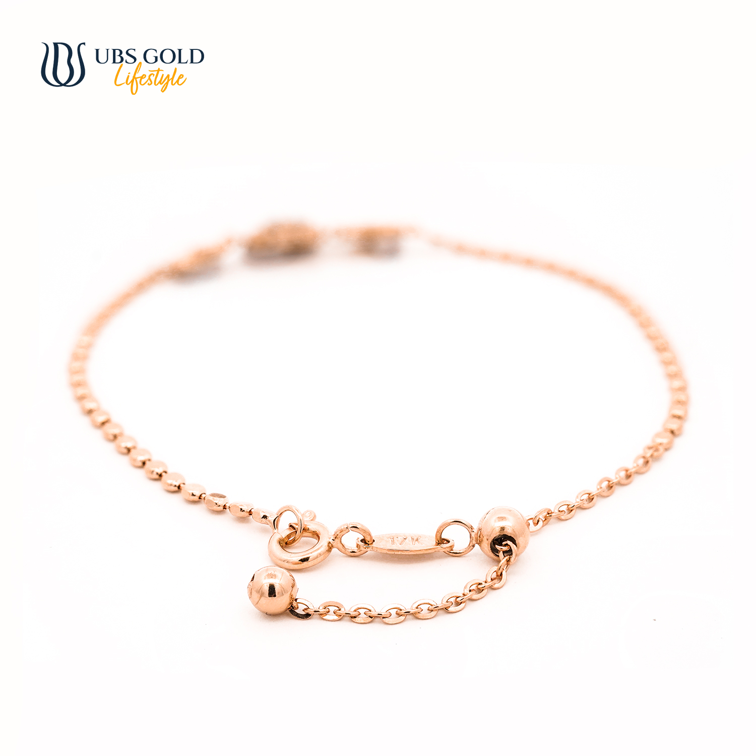 UBS Gold Gelang Emas Millie Molly - Kgv7361 - 17K