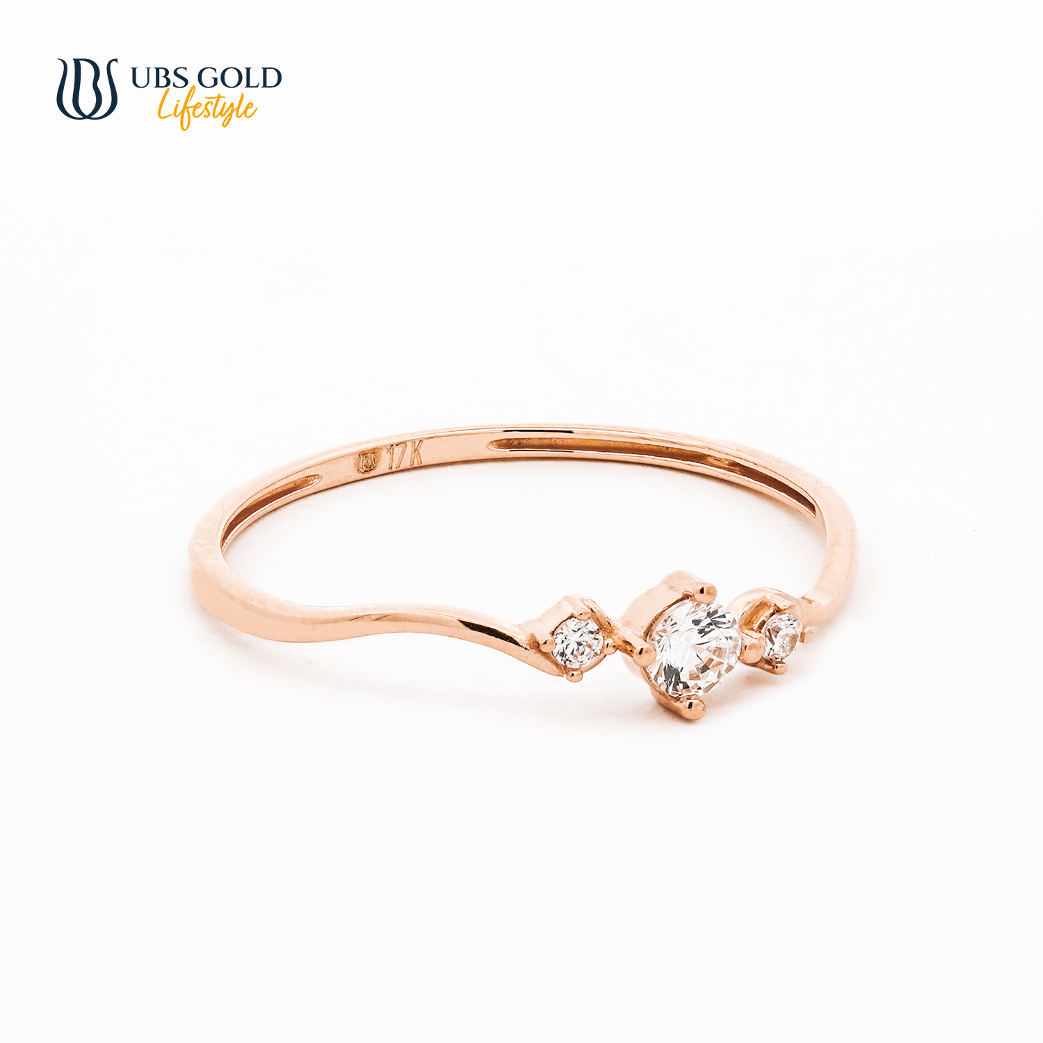 UBS Gold Cincin Emas - Cc17311 - 17K