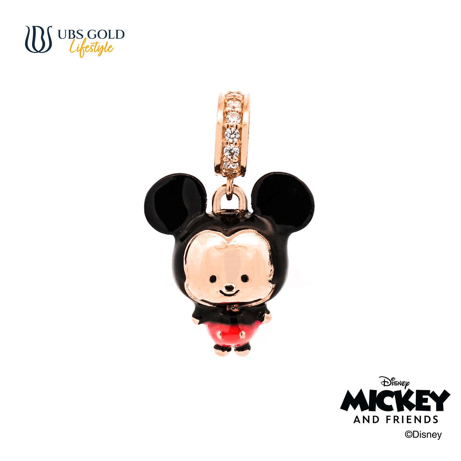 UBS Gold Liontin Emas Disney Yululun Sweetie - Cly0059 - 17K