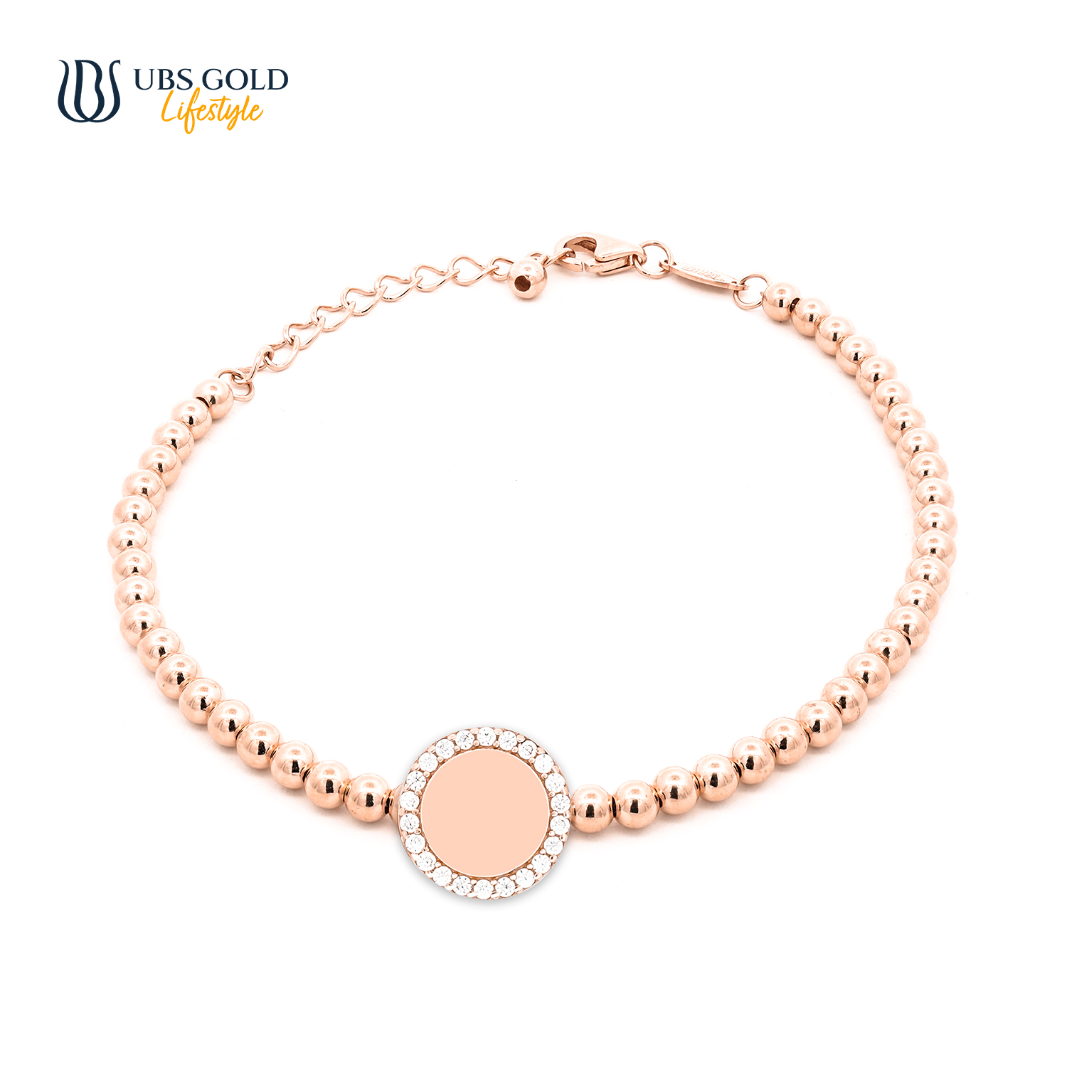 UBS Gold Gelang Emas Wollie Ball - Ggvo000219 - 17K