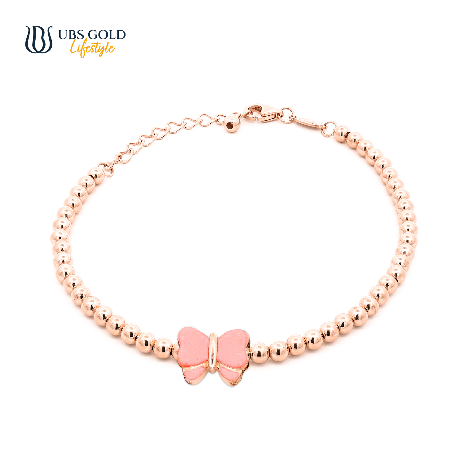 UBS Gold Gelang Emas Wollie Ball - Ggvo000223 - 17K