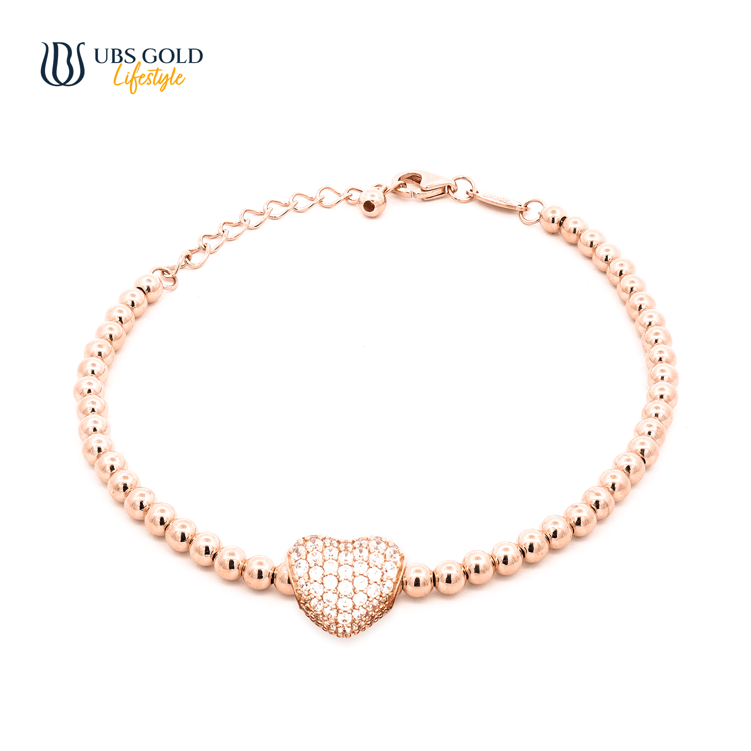 UBS Gold Gelang Emas Wollie Ball - Ggvo000226 - 17K