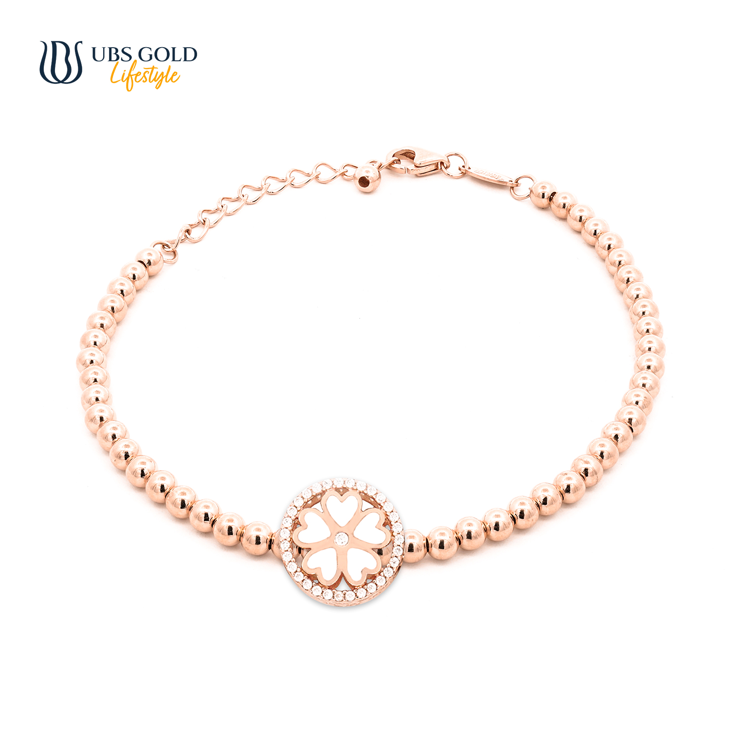 UBS Gold Gelang Emas Wollie Ball - Ggvo000231 - 17K