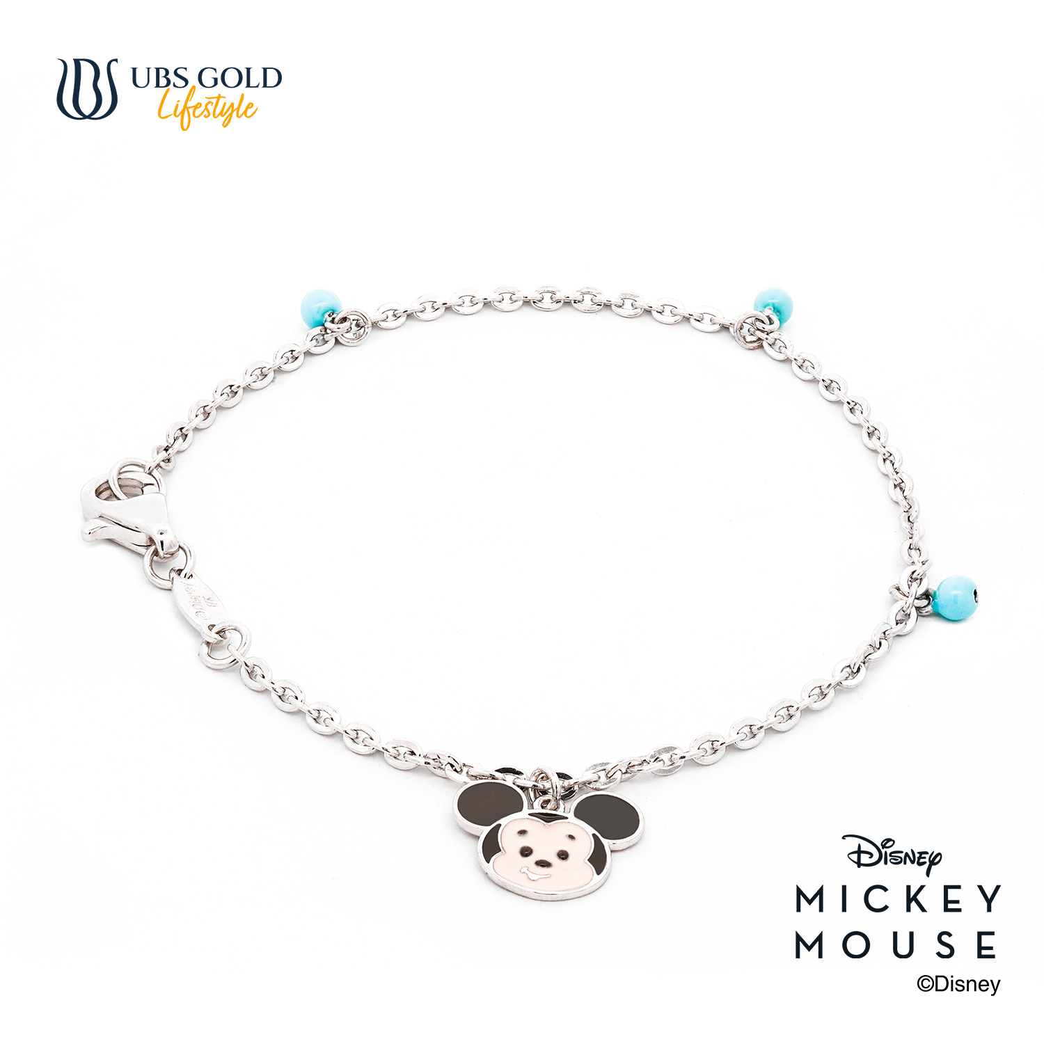 UBS Gold Gelang Emas Anak Disney Mickey Mouse - Hgy0186 - 17K