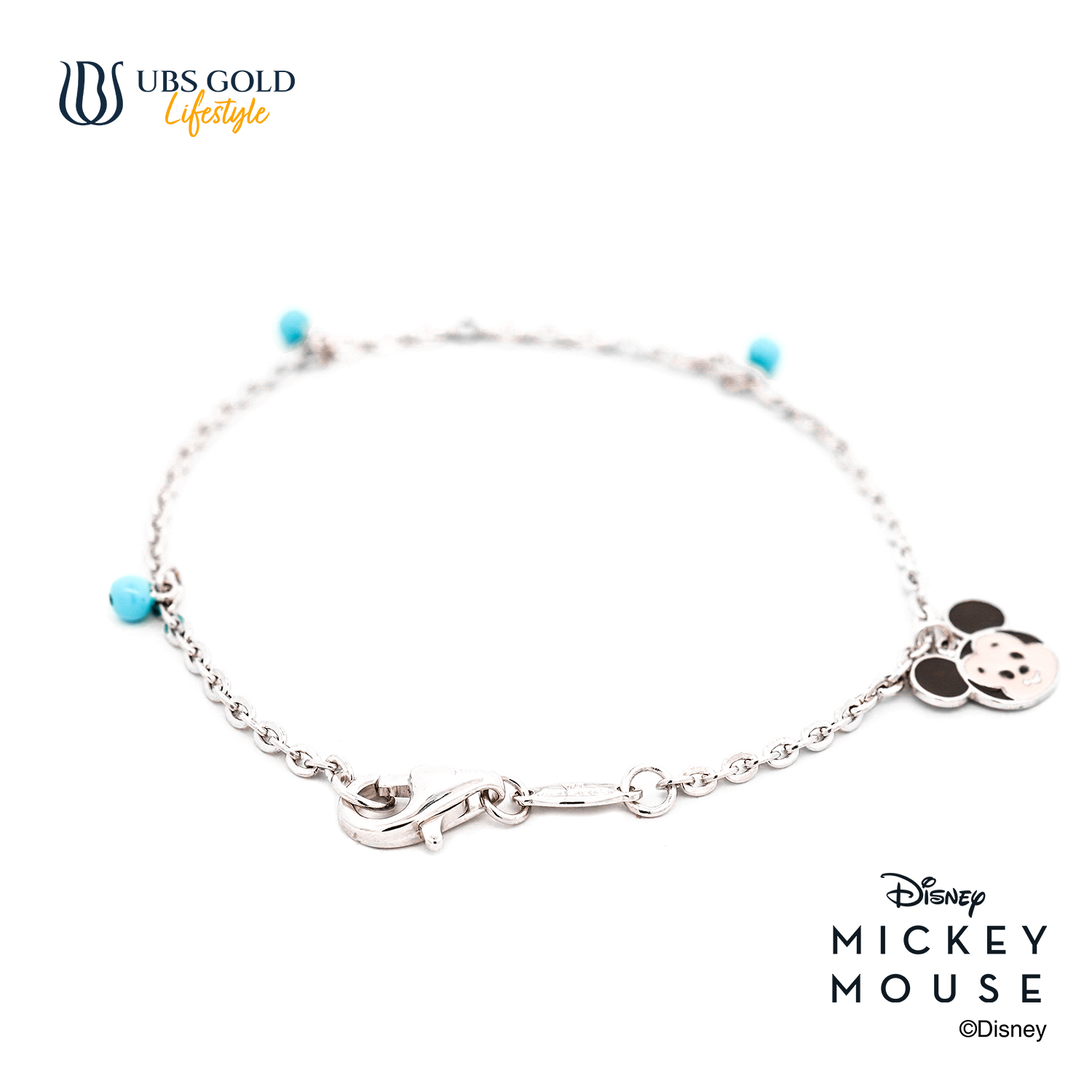 UBS Gold Gelang Emas Anak Disney Mickey Mouse - Hgy0186 - 17K