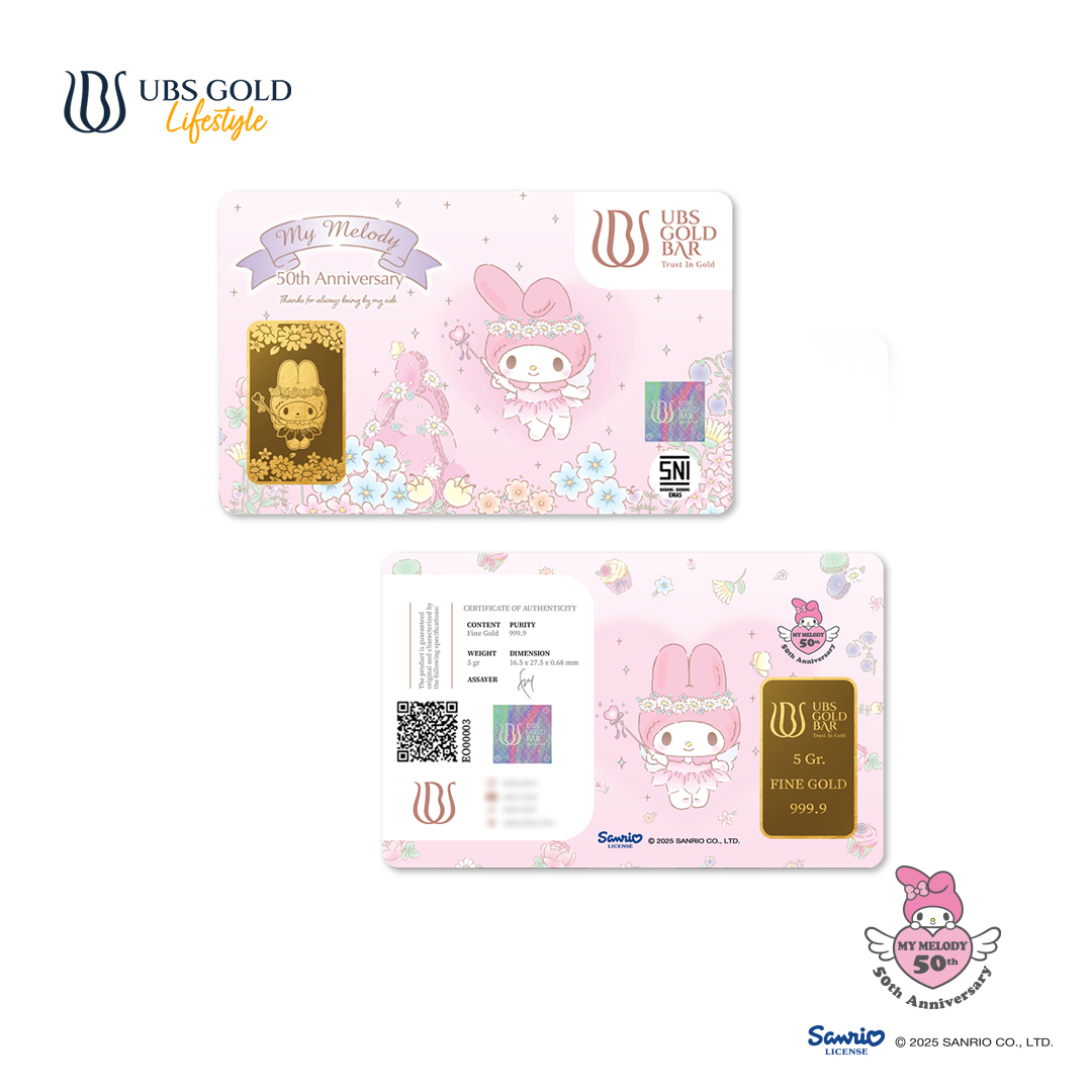 UBS Gold Logam Mulia Sanrio My Melody Fairy 5 gr