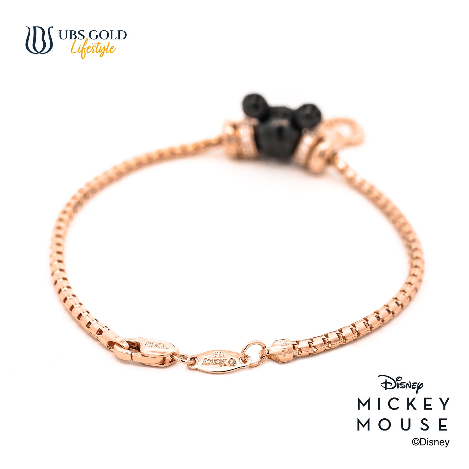 UBS Gold Gelang Emas Disney Mickey Mouse Sweetie - Kgy0185 - 17K